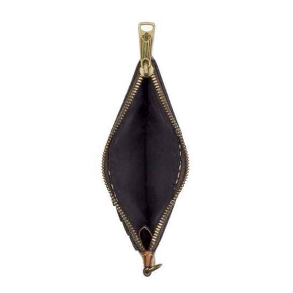 NEW! Patricia Nash Almeria Leather RFID Credit Card Wristlet ~ Tan - Picture 2 of 7